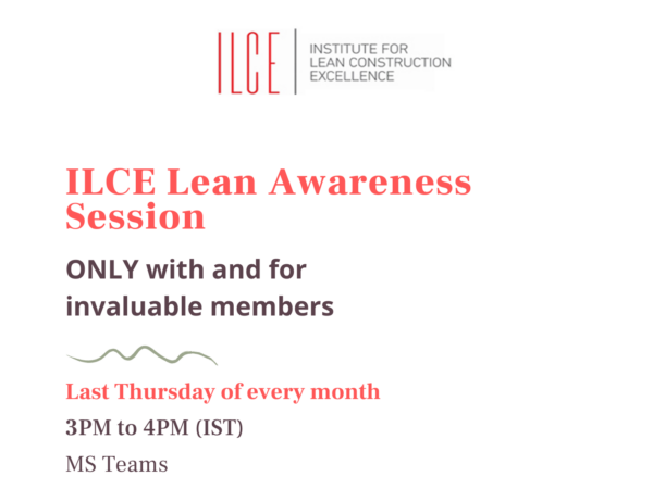 ILCE Lean Awareness Session#4 (limited to MEMBERS ONLY)